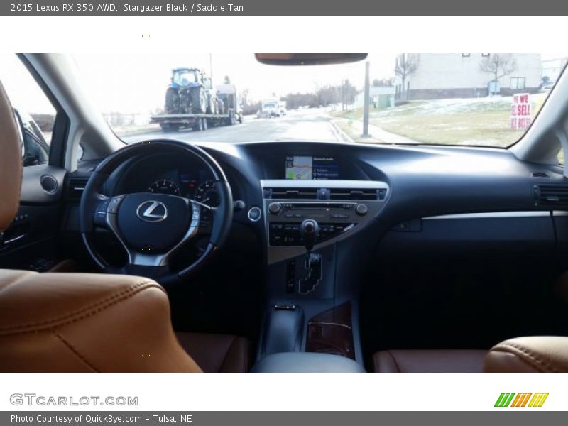 Stargazer Black / Saddle Tan 2015 Lexus RX 350 AWD