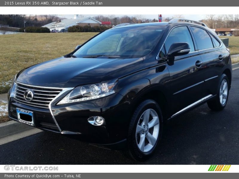 Stargazer Black / Saddle Tan 2015 Lexus RX 350 AWD