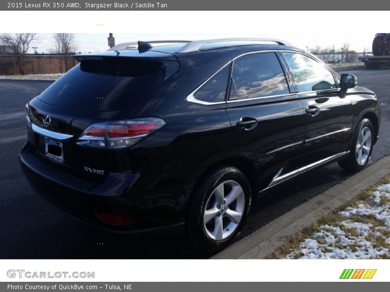 Stargazer Black / Saddle Tan 2015 Lexus RX 350 AWD