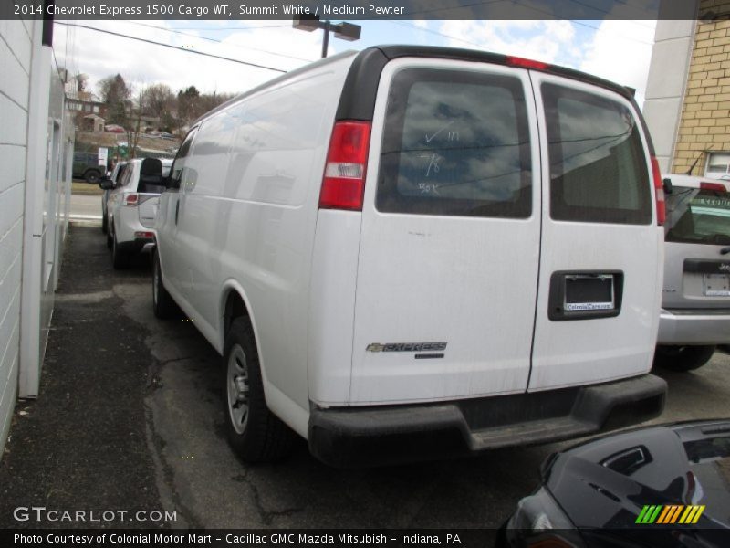 Summit White / Medium Pewter 2014 Chevrolet Express 1500 Cargo WT