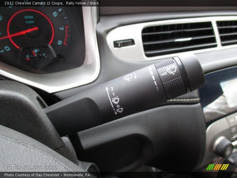 Rally Yellow / Black 2012 Chevrolet Camaro LS Coupe