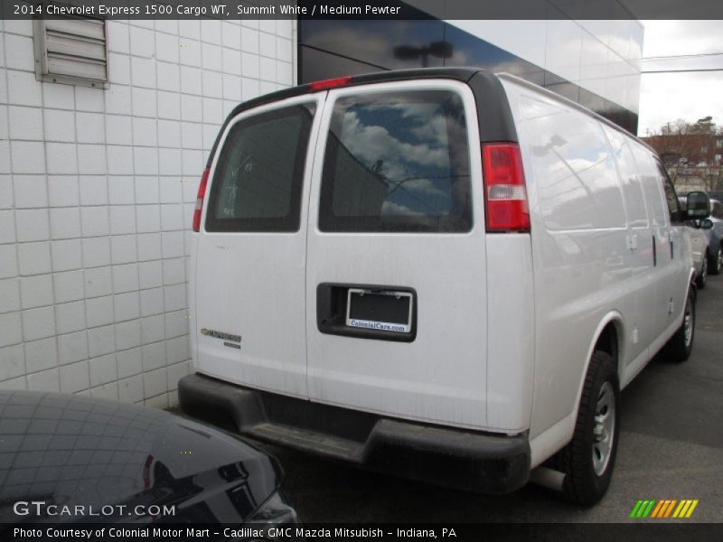 Summit White / Medium Pewter 2014 Chevrolet Express 1500 Cargo WT