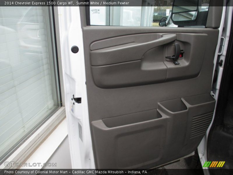 Summit White / Medium Pewter 2014 Chevrolet Express 1500 Cargo WT