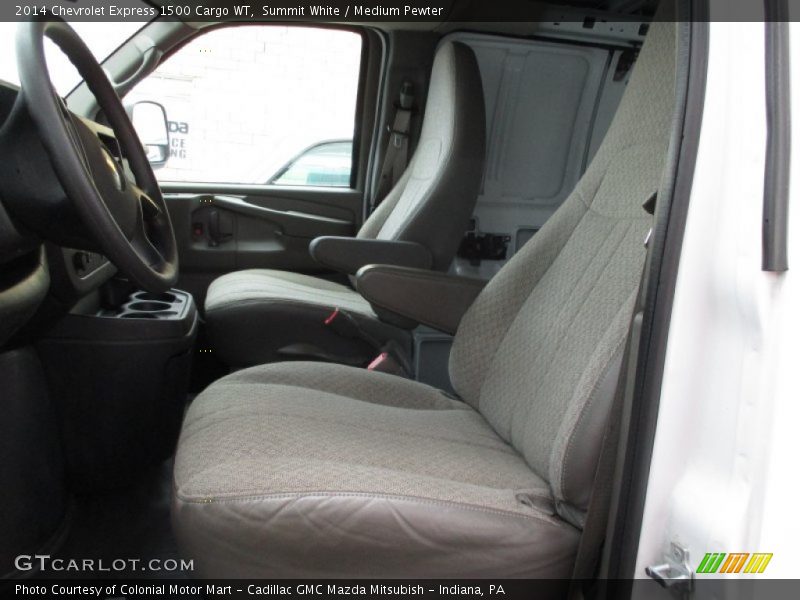 Summit White / Medium Pewter 2014 Chevrolet Express 1500 Cargo WT