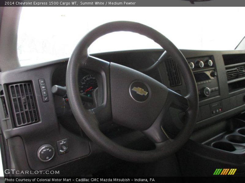 Summit White / Medium Pewter 2014 Chevrolet Express 1500 Cargo WT