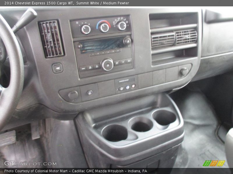 Summit White / Medium Pewter 2014 Chevrolet Express 1500 Cargo WT