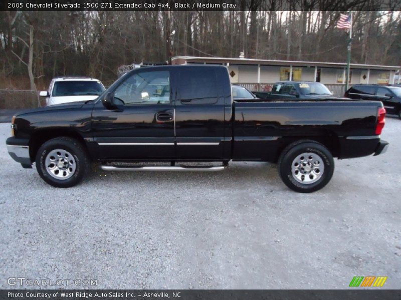  2005 Silverado 1500 Z71 Extended Cab 4x4 Black
