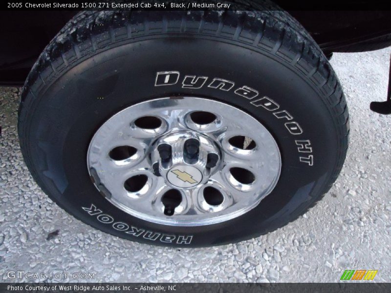 Black / Medium Gray 2005 Chevrolet Silverado 1500 Z71 Extended Cab 4x4
