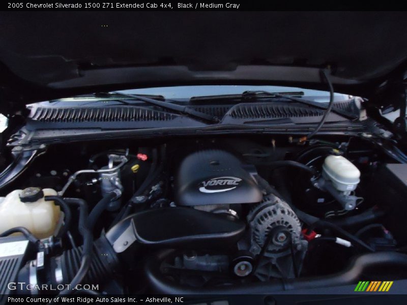 Black / Medium Gray 2005 Chevrolet Silverado 1500 Z71 Extended Cab 4x4