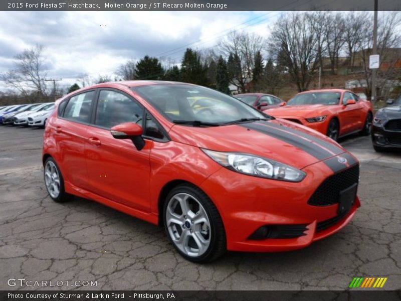 Front 3/4 View of 2015 Fiesta ST Hatchback