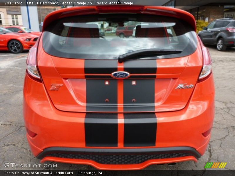 Molten Orange / ST Recaro Molten Orange 2015 Ford Fiesta ST Hatchback