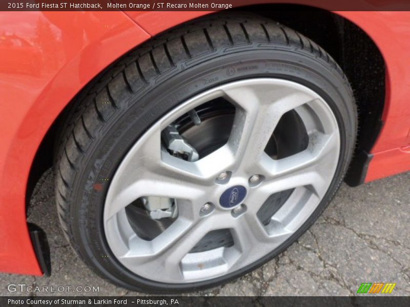Molten Orange / ST Recaro Molten Orange 2015 Ford Fiesta ST Hatchback