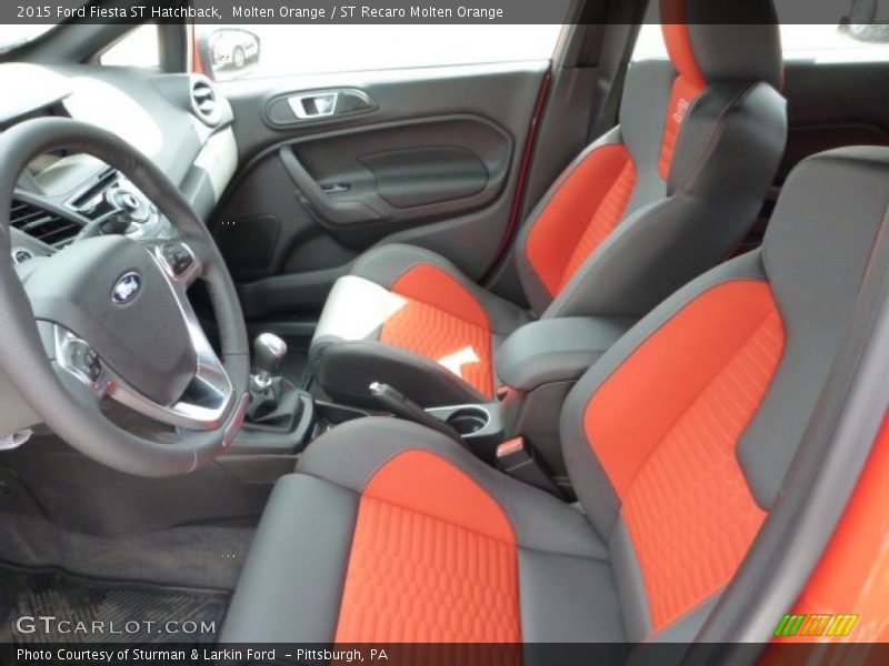 Front Seat of 2015 Fiesta ST Hatchback