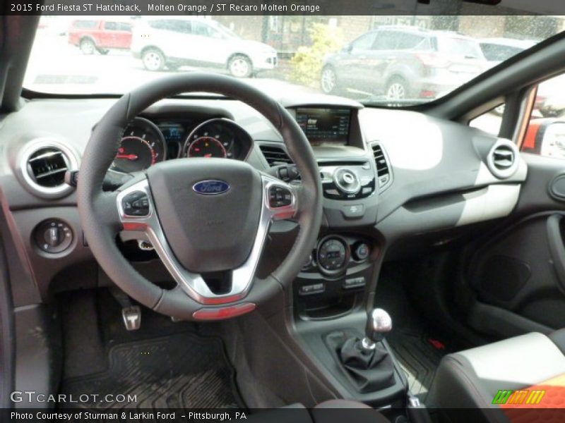 Dashboard of 2015 Fiesta ST Hatchback