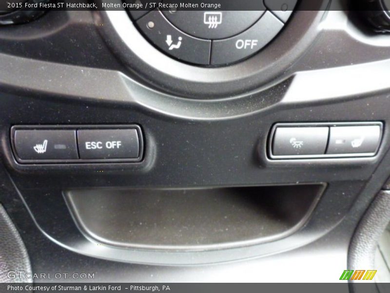 Molten Orange / ST Recaro Molten Orange 2015 Ford Fiesta ST Hatchback