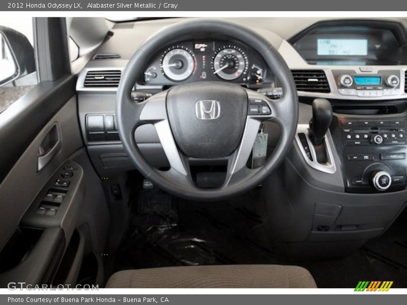 Alabaster Silver Metallic / Gray 2012 Honda Odyssey LX