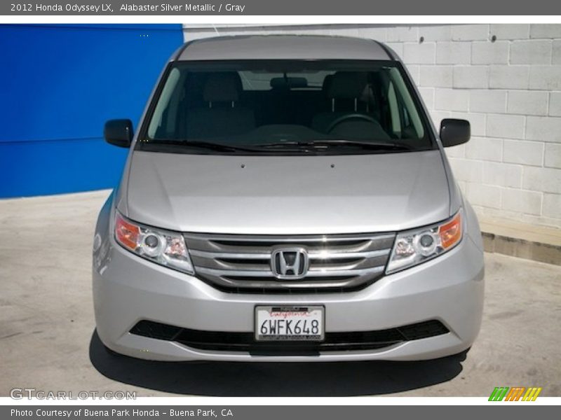 Alabaster Silver Metallic / Gray 2012 Honda Odyssey LX
