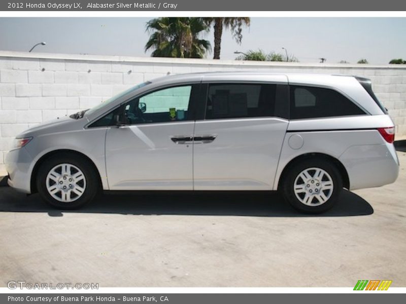 Alabaster Silver Metallic / Gray 2012 Honda Odyssey LX
