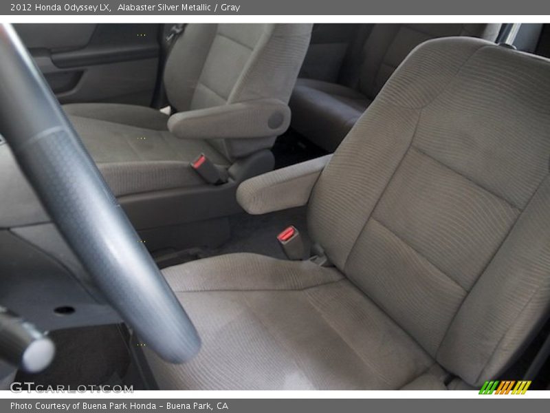 Alabaster Silver Metallic / Gray 2012 Honda Odyssey LX