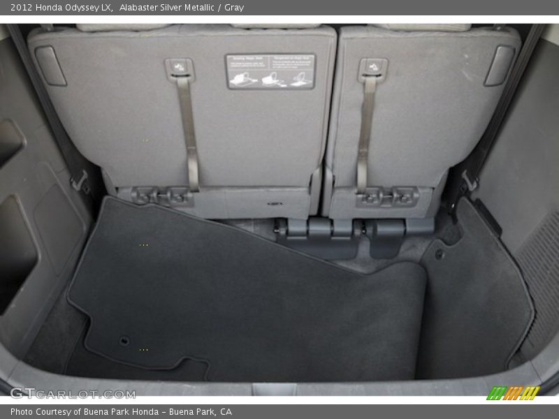 Alabaster Silver Metallic / Gray 2012 Honda Odyssey LX