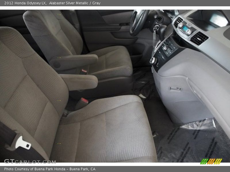 Alabaster Silver Metallic / Gray 2012 Honda Odyssey LX