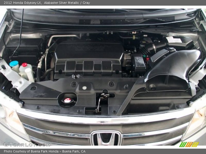 Alabaster Silver Metallic / Gray 2012 Honda Odyssey LX