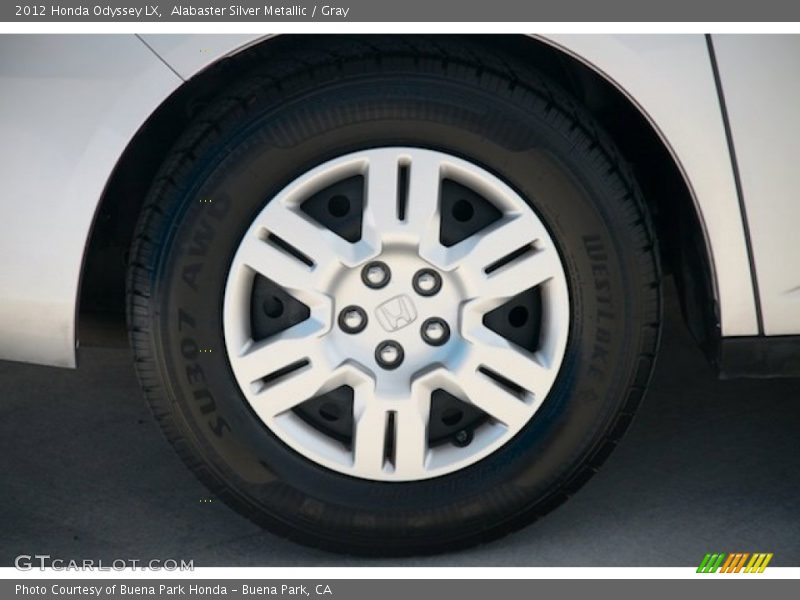 Alabaster Silver Metallic / Gray 2012 Honda Odyssey LX
