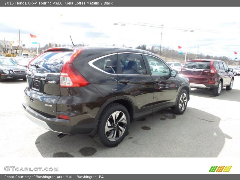 Kona Coffee Metallic / Black 2015 Honda CR-V Touring AWD