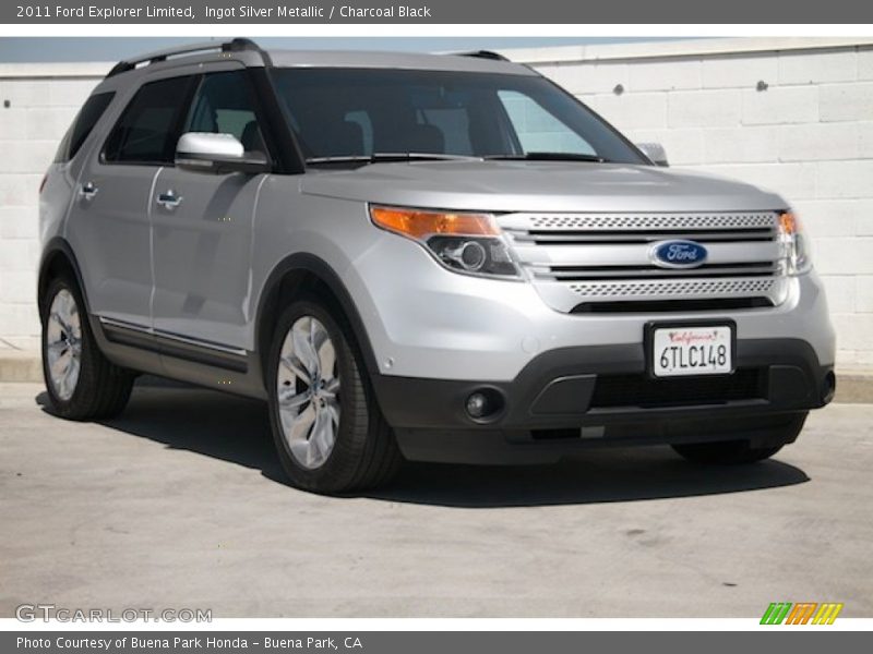 Ingot Silver Metallic / Charcoal Black 2011 Ford Explorer Limited