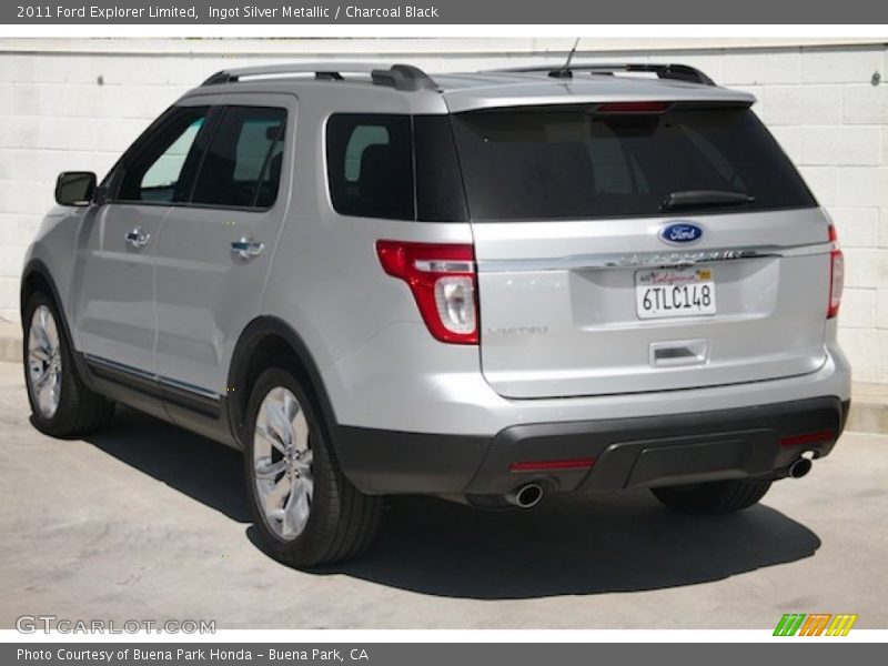 Ingot Silver Metallic / Charcoal Black 2011 Ford Explorer Limited