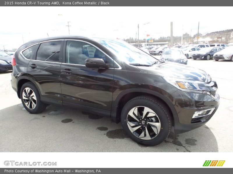 Kona Coffee Metallic / Black 2015 Honda CR-V Touring AWD