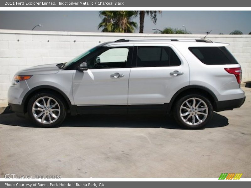 Ingot Silver Metallic / Charcoal Black 2011 Ford Explorer Limited