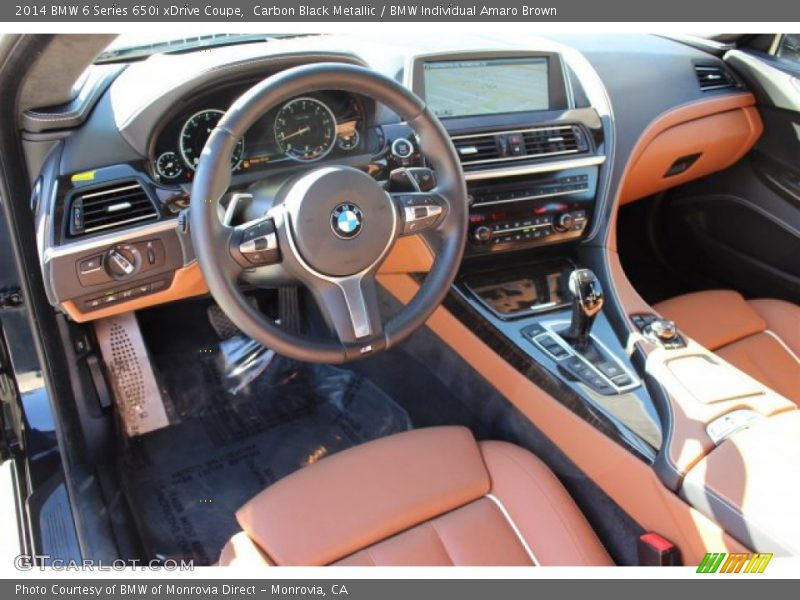 BMW Individual Amaro Brown Interior - 2014 6 Series 650i xDrive Coupe 