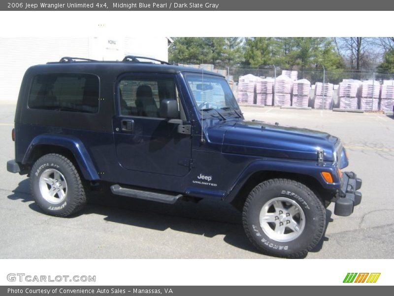 Midnight Blue Pearl / Dark Slate Gray 2006 Jeep Wrangler Unlimited 4x4