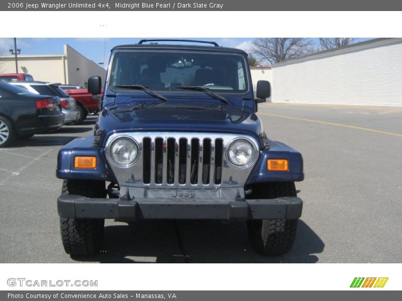 Midnight Blue Pearl / Dark Slate Gray 2006 Jeep Wrangler Unlimited 4x4