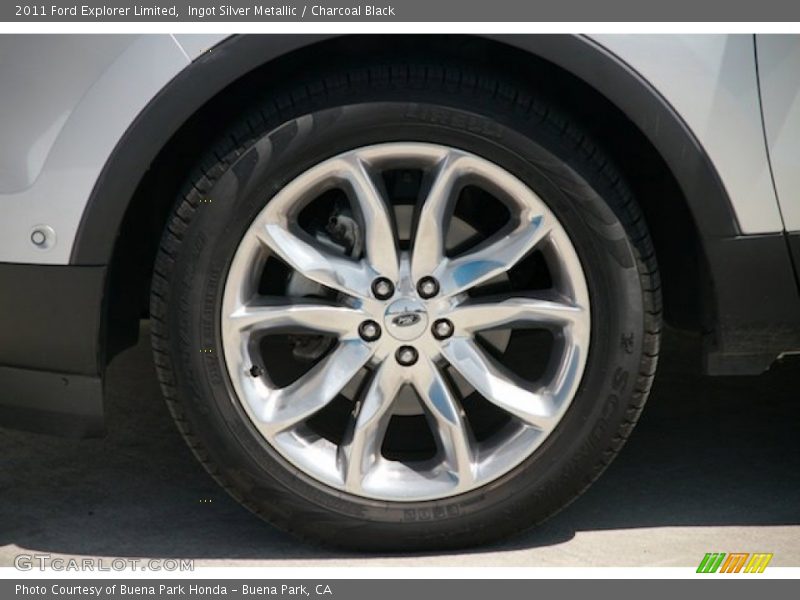 Ingot Silver Metallic / Charcoal Black 2011 Ford Explorer Limited