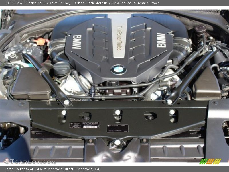  2014 6 Series 650i xDrive Coupe Engine - 4.4 Liter DI TwinPower Turbocharged DOHC 32-Valve VVT V8