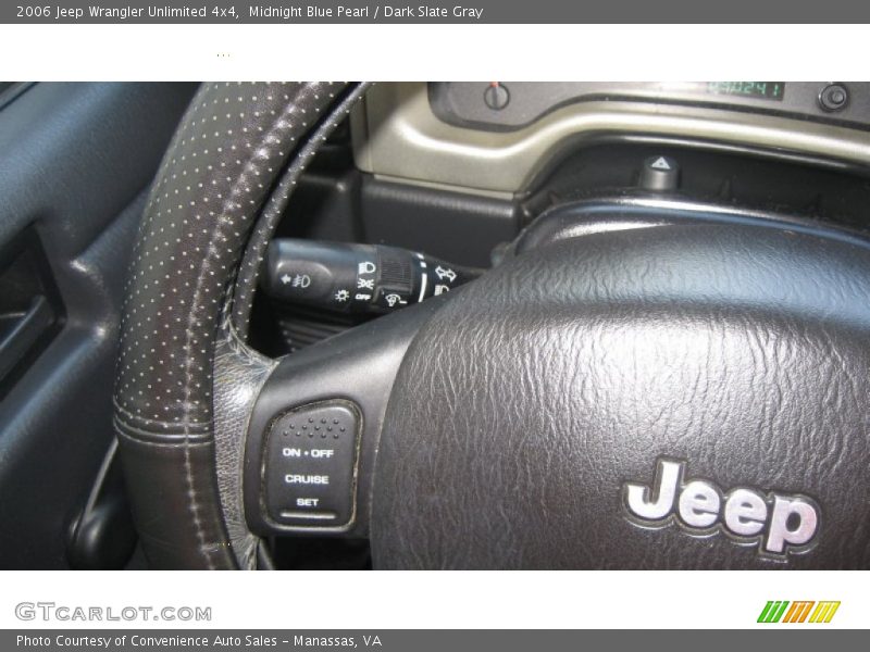 Midnight Blue Pearl / Dark Slate Gray 2006 Jeep Wrangler Unlimited 4x4