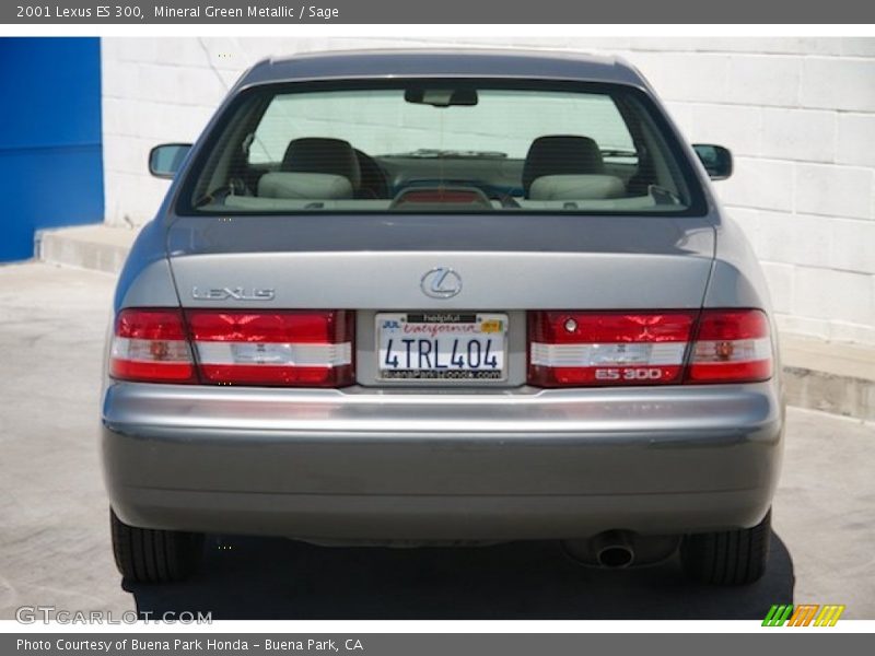 Mineral Green Metallic / Sage 2001 Lexus ES 300