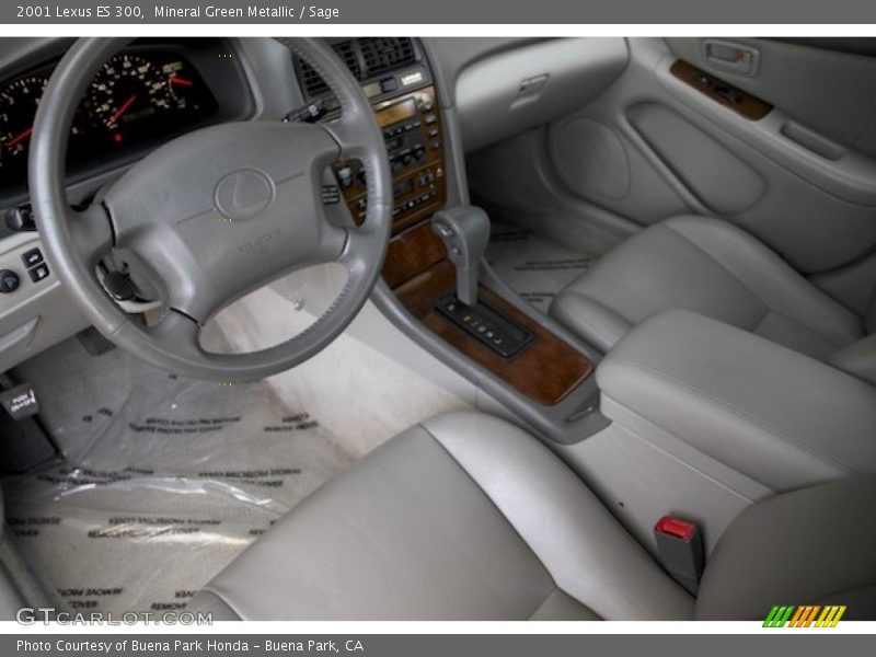 Mineral Green Metallic / Sage 2001 Lexus ES 300