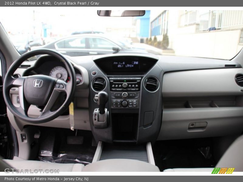 Crystal Black Pearl / Gray 2012 Honda Pilot LX 4WD