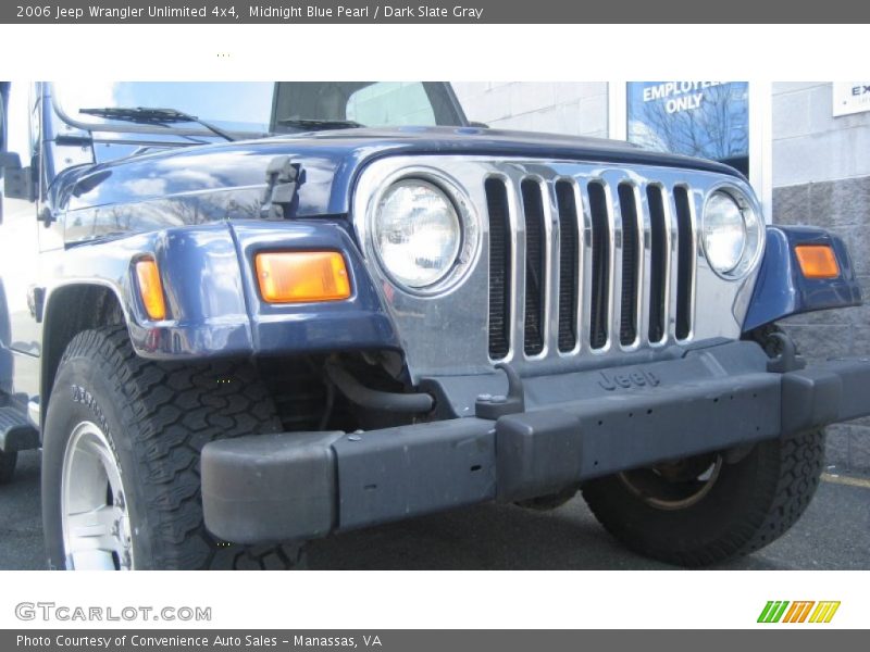 Midnight Blue Pearl / Dark Slate Gray 2006 Jeep Wrangler Unlimited 4x4