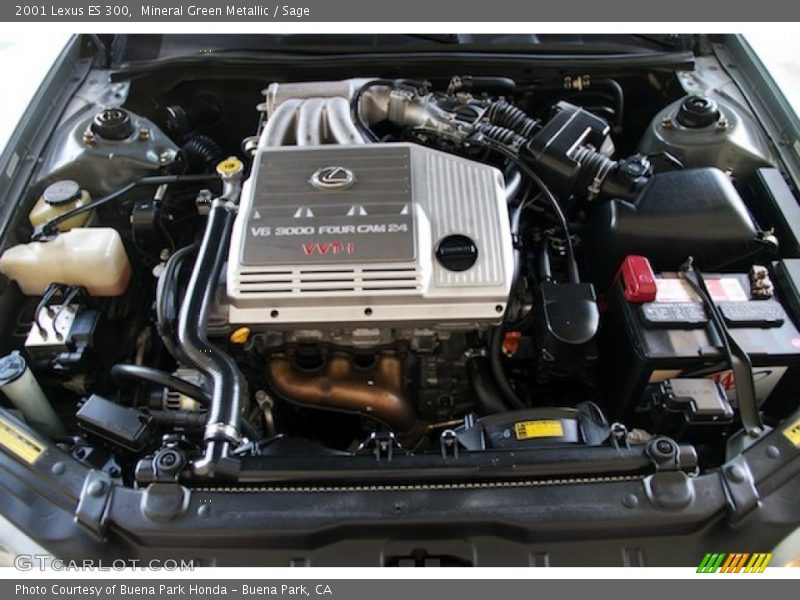 Mineral Green Metallic / Sage 2001 Lexus ES 300