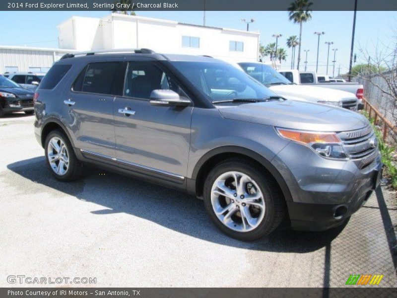 Sterling Gray / Charcoal Black 2014 Ford Explorer Limited