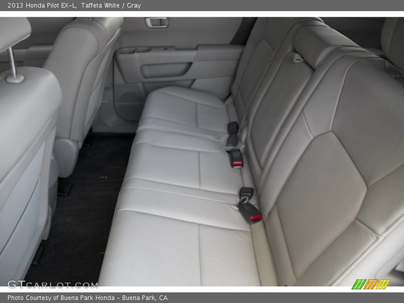 Taffeta White / Gray 2013 Honda Pilot EX-L