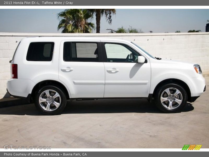 Taffeta White / Gray 2013 Honda Pilot EX-L