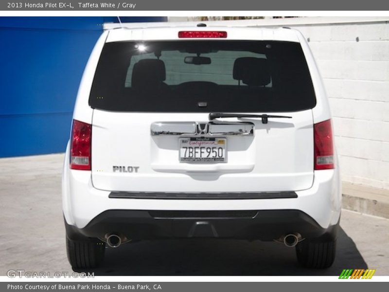 Taffeta White / Gray 2013 Honda Pilot EX-L
