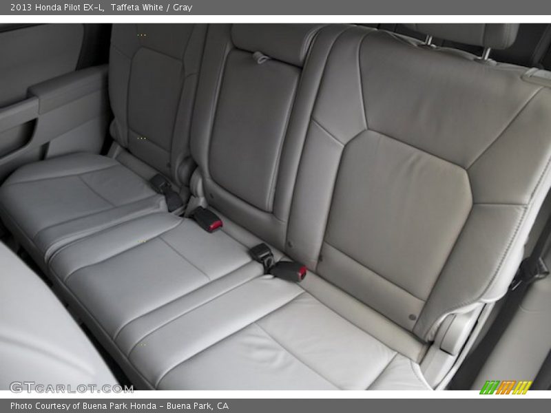 Taffeta White / Gray 2013 Honda Pilot EX-L