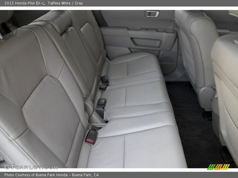 Taffeta White / Gray 2013 Honda Pilot EX-L