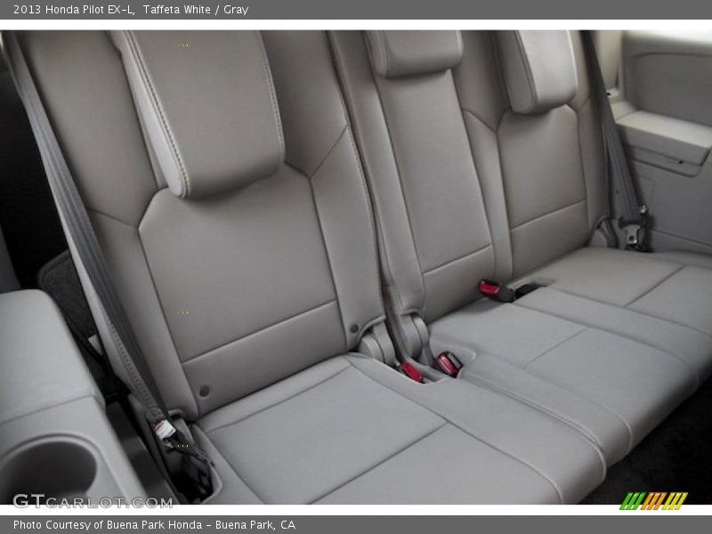 Taffeta White / Gray 2013 Honda Pilot EX-L